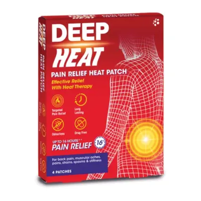 چسب گرمایی تسکین درد سوارکار Deep Heat